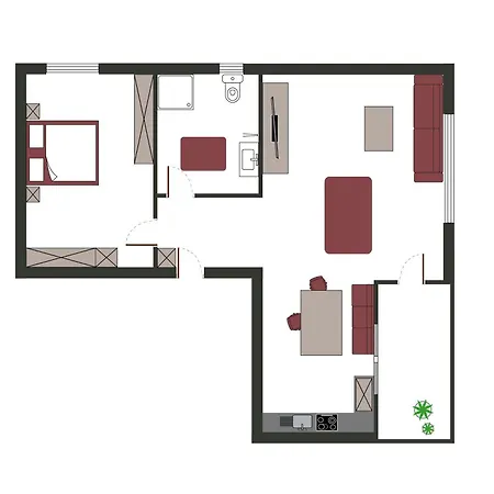 Sportpension Rubin Apartament Sölden
