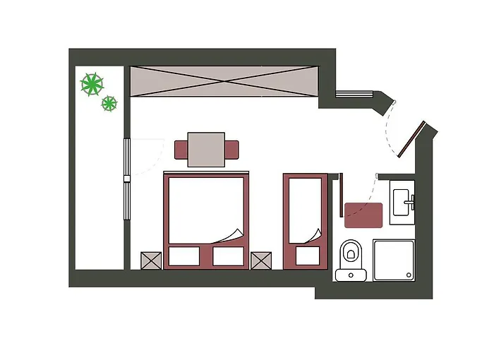 Sportpension Rubin 아파트 *